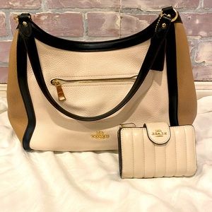 Coach Tote with coordinating wallet